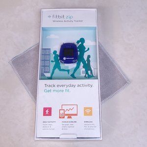 Fitbit Zip FB301B Blue Wireless Activity Tracker Dongle Battery Nationwide Logo